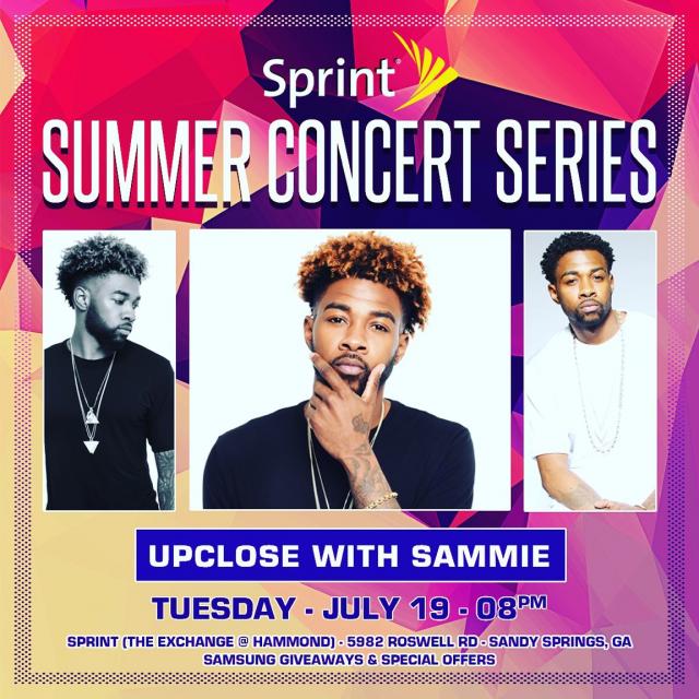 Sprint Summer Concert Series W Sammiealways Makin It Magazine 5954