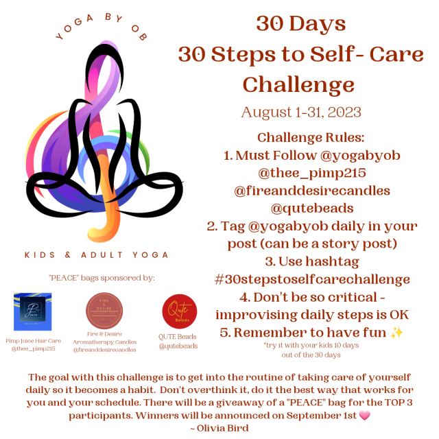 Olivia Bird launches 30 Steps to Self-Care Challenge for August | Makin ...