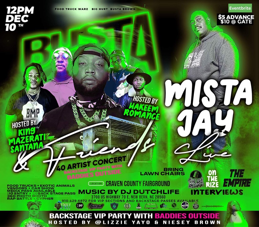 Busta and friends concert MistaJay Performance and Underground ...